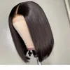 Короткие кружевные фронтные парики 360 Frontal Virgin Peruvian Cort Bob Leakeels Preucked 360 Frontal Full кружевной парик волос для чернокожих женщин