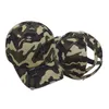 Creative Camouflage Ponytail Baiber Ba Cap Женщины Мыть Хлопок Грузовики Caps Повседневная Летняя Мода Уличные Шляпы