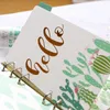 5 أوراق ورقة فهرس مقسم A5 A6 Cute 6 ثقوب لـ Binder Planner Notebook Stationery Notebook Paper Paper Pad