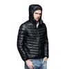 Marque hiver hommes doudoune Ultra léger doudoune hommes coupe-vent plume veste homme léger Portable chaud manteau Y1103