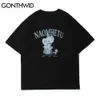 T-Shirts Harajuku Spielzeug Elefant Kurzarm T-Shirts Hemden Streetwear Herren Hip Hop Mode Sommer Casual Lose Baumwolle Tops 210602