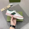 Designer Luxury Casual Shoes 1977 Tennis Print Green and Designers red Web stripe shoe Luxurys Low-Top Lace Up Classic Cellulose Grid sneakersr With Original Box