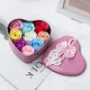 Valentijnsdag geschenk 9 Rose Soap Flowers Party Favor Scented Bath Body Petal Foam Kunstbloem DIY Home Decoration