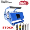 Máquinas de prensa térmica de copo fino reto de 20 onças e 30 onças 01239880197
