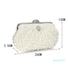 Frauen Luxurys Designer Taschen Handtasche Fashionbeaded Hochzeit Braut Abendtaschen Hohl Mode Frauen Clutch Perle Diamanten Handba