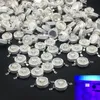 Perlas de luz 3W UV Púrpura LED Bombillas ultravioleta Chips de lámpara 365nm 375nm 380nm 385nm 395nm 400nm 405nm 410nm 420nm Alta potencia