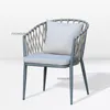 Лагеря мебель современный открытый стул ротанга простые веревки садовый двор эль -вилла алюминиевые сплавы стулья
