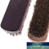 Brosse à chaussures en crin de cheval, vernis en cuir naturel, véritable crin de cheval, outil de polissage doux, brosse de nettoyage pour bottes en daim Nubuck