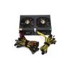 RTX3090マイナー電源3450Wデュアル冷却ファンATX PSU 3080TI / 12GPUカード