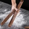 Natural Walnut Rolling Pin voor deeg Houten Roller Pastry Roll Keuken Accessoires Cake Pizza Tools 211008