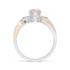Folha zircão anel eletrodometramento cor de prata lustroso strass criativo senhoras jóias rosa anéis de ouro