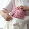 Fashion Travel Diamond PU Makeup Bag Организатор Женщины Водонепроницаемый Молния Косметика Макияж Хранения Портативный Корм ​​для умывальника Красоты Кит