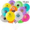 Party Decoration Cartoons Monster Ballet Girl Aluminum Foil Balloons Baby Shower Birthday Kids Toys Balloon Decorations