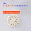 Zhangji 3 Renkler LED Spa Duş Başlığı Sıcaklık Sensörü Işık Su Akış Jeneratör Duş Başlığı Su Tasarrufu Filtre Banyo Fikstürü H1209