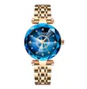 Tempérament brillant Quartz déesse femmes montres charmante dames montre intelligente reine étoilé diamant femme montres 308S