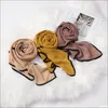 Bandanas Wraps Hats, Scarves & Gloves Fashion Aessories Bubble Chiffon Plain Women Muslim Hijab Scarf Shawl Wrap Black Satin Edges Sewing 20