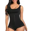 Original Aveibee Shapewear pour femmes ventre contrôle Shapers Fajas colombiennes corps Shaper fermeture éclair ouvert buste Body