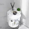 360 stopni obrotowa łazienka organizator półka ścienny szampon kosmetyczny stojak do przechowywania kuchni domowej akcesoria łazienkowe 210626