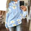 Women's Hoodies & Sweatshirts Women Fashion Casual Sunflower Printed Long Sleeve Hooded Sports Sweatshirt Tops Basic Hoodie Sudaderas Con Ca