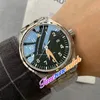 39 mm Pilot Aviator Little Prince IW326801 Montre automatique pour homme IW326802 IW326803 Cadran vert Boîtier en acier titane Bracelet en nylon vert Montres de sport Timezonewatch 58B (2)