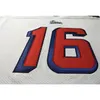 Uf Chen37 Goodjob Men Scott Zolak #16 Team Issued 1990 White College Jersey size s-4XL or custom any name or number jersey