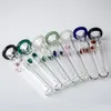 Smoking Pipes Colorful Handy Tobacco Pipes Pyrex Oil Burner Pipe Smoke Accessories For Tobaccos Tubes SW90