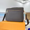 Sac pour femme 11 poches et cabines multifonctions élégantes de style personnalisé haut de gamme en cuir authentique mode 8756247F