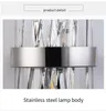 New Modern Crystal Wall Lamp Sconce LED Lampada da interno Lampada per la decorazione domestica Camera da letto Specchio del corridoio del bagno