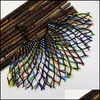 Pendant Necklaces & Pendants Jewelryeuropean And American Retro Bohemian Ethnic Style Mesh Bead Necklace For Female Hand-Woven Colorf Shawl