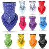 Foulards unisexe Bandana Triangle demi-visage suspendu oreille Sport de plein air course randonnée cyclisme couverture de cou actif anti-poussière