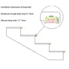Controle de casa inteligente LED Motion Sensor Light Strip Stair 32 Channel Dimming Indoor Night 12V / 24V Flexível para T CNIM