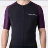 Kurtki wyścigowe Pedal Mafia Contrast Series Short Rleeve Black Cycling Jersey z 3 kieszeniami Super Light Rower Ubrania Ropa Cicli9591818