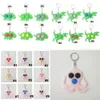 300pcs Push Pop Bubble Fidget Duyusal Oyuncaklar Dinozor Ahtapot Şek Basit Popper Bulmaca Anahtar Yüzük Anahtar Zincir Parmak Stres Stresi