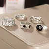 124a 5pcs / set Rock Poker Ring Män Silver Färg Smycken Ringar För Kvinnor Tillbehör Lucky Ring Mens Fashion Vintage Rings Gift G1125