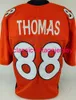 Men Women Youth Demaryius Thomas Custom genaaide oranje voetbalshirt XS-5XL 6XL