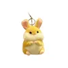 Plush cute warehouse rabbit bag pendant lovers dolls key chain cartoon doll key chain can be wholesale G1019