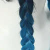 Lemail pruik Genshin Impact Venti Cosplay Pruik Ombre Blauw Pruiken met vlechten Paardenstaarten Pony Synthetisch haar Venti Cosplay Pruik3035321