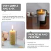 Lamp Covers & Shades 4pcs Transparent Candle Simple Style Clear