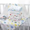 6 Layers Bamboo Cotton Infant Kids Swaddle Wrap Blanket Sleeping Warm Quilt Bed Cover Muslin Baby Stuff 211105