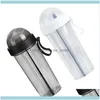 Tazze Bicchieri Cucina, Sala da pranzo Bar Casa Giardinomugs 600Ml Doppio uso St Bottiglia d'acqua Tazza portatile Campeggio esterno Sport Consegna a goccia 2021 Co