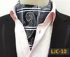 Vintage män paisley bröllop formell cravat brittisk stil gentleman polyester silke casual halsduk slips