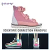 Princepard kinderen sandalen voor meisjes prinses lederen orthopedische schoenen roze zomer peuter kinderen meisjes corrigerende sandalen 210226
