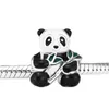 Süßer Panda-Charm, gemischte Emaille, passend für Original-Armbänder aus 925er Silber für Damen, Modeschmuck, Perlen zur Schmuckherstellung, Q0531