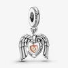 925 Kadınlar için Gümüş Takılar Diy Fit Pandora Bilezik Angel Kanatları Doğuş Günü Dışı Çaydan Boncuk Tasarım Lady Hediye WI2508