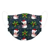 2021 Designer Masque Masques jetables de Noël Masques jetables de dessin animé bonhomme de neige enfants mignons couverture anti-poussière de protection à trois couches en stock