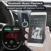 Kit voiture Bluetooth Mp3 compatible Bluetooth 5 0 mains lecteur de téléphone carte de musique récepteur Audio transmetteur Fm double USB charge rapide303j