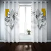 2021ホーム装飾3Dブラックアウトカーテンリビングルーム創造性写真窓カーテンモダンファッションルームカーテンドレープ