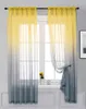 Занавесная шторы yanyangtian градиент цветные занавески из тюля в гостиной для окон для окон