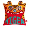 Almofada/Almofada Decorativa Tigre Figure 2022 Ano do estilo chinês para sofá de sala de estar Decorativa Cescão de travesseiros/decorativo