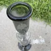 2022 Ny svart 11,5 tums vattenrör Svart skalle 18mm Filterglas Bong Dab Rig Rig Rig Bubbler Perk Bowl Hookah Bongs US Warehouse